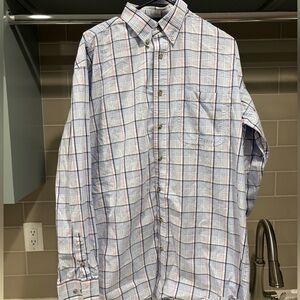 Y2K 20X Wrangler Jean Co Button Down Striped Long Sleeve Shirt Size XL